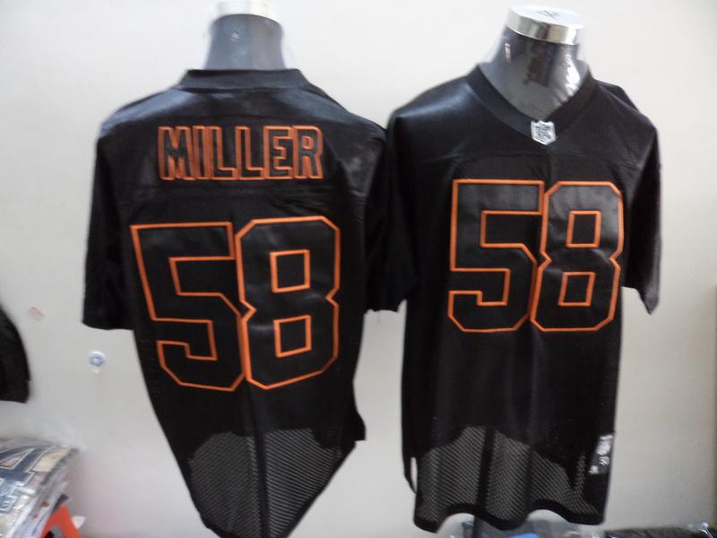 Broncos 58 Millers Black Jerseys