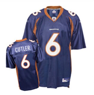 Broncos 6 Jay Cutler Blue Jerseys