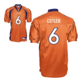 Broncos 6 Jay Cutler Orange Jerseys
