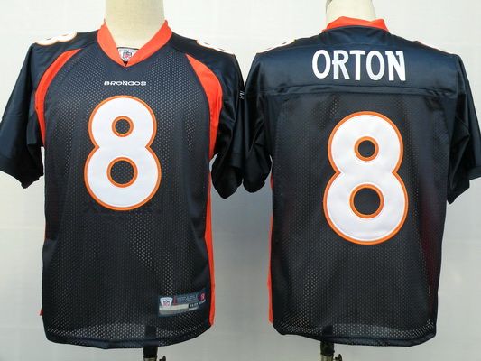 Broncos 8 Orton Blue Jereys