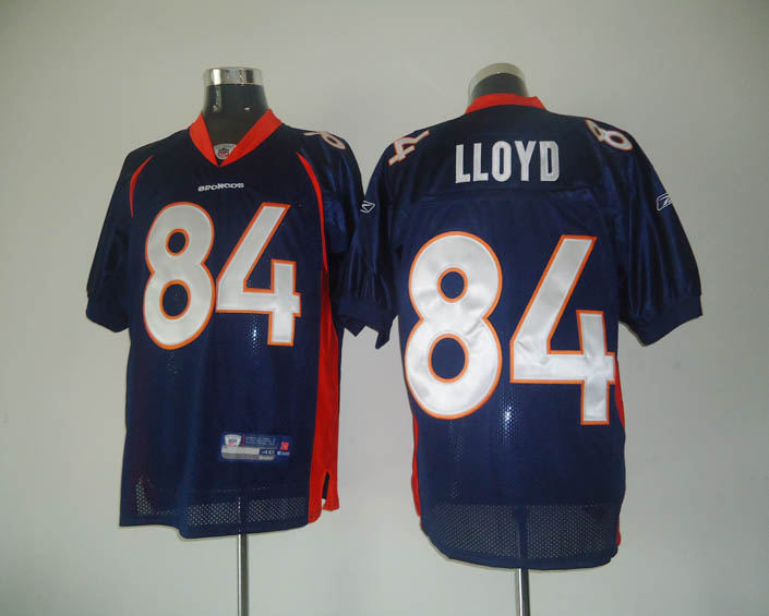 Broncos 84 Llody Blue Jerseys