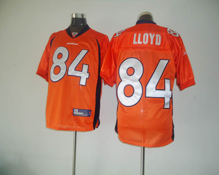 Broncos 84 Llody Orange Jerseys