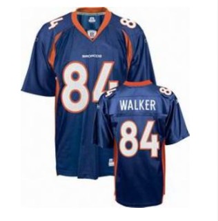 Broncos 84 Walker Blue Jerseys