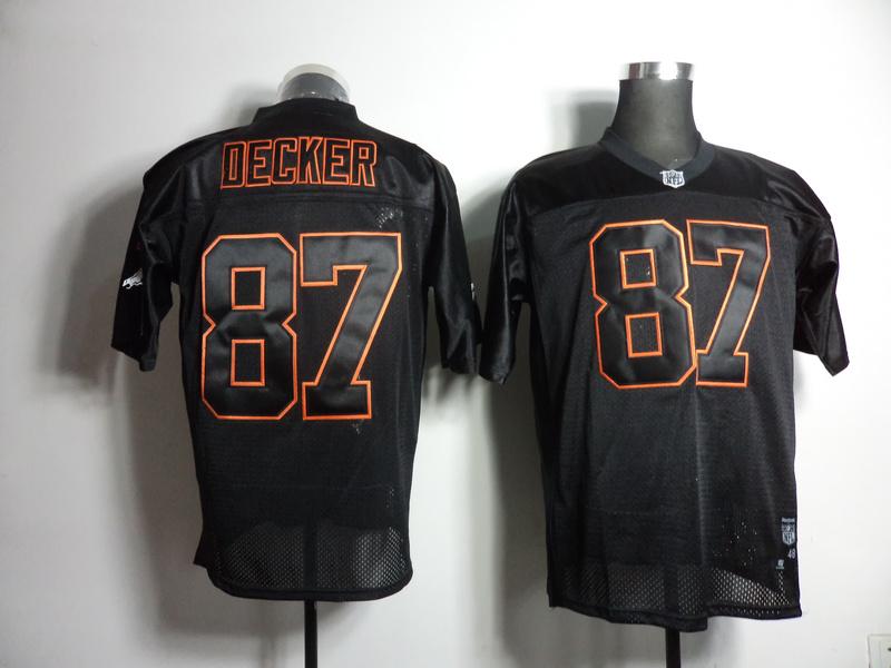 Broncos 87 Decker black Jerseys