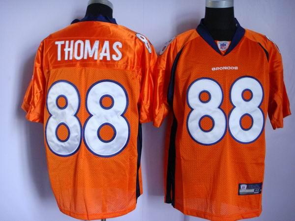 Broncos 88 Demaryius Thomas Orange Jerseys