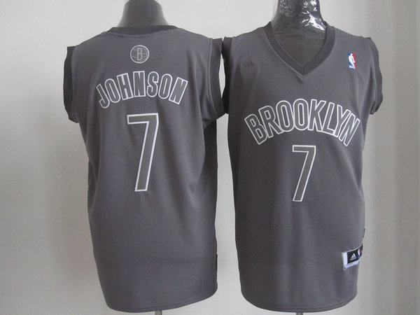 Brooklyn Nets 7 Johnson Grey Christmas Jerseys