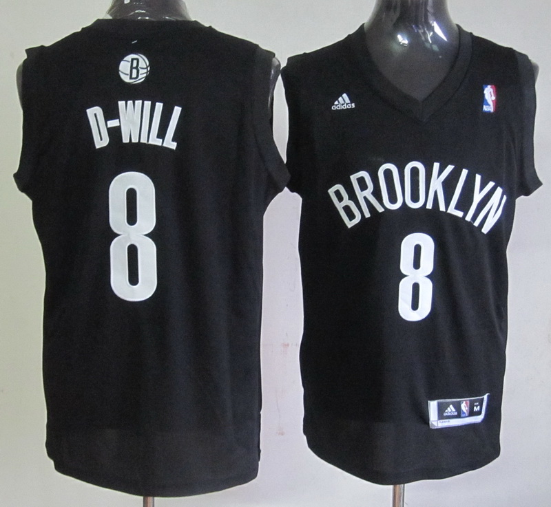 Brooklyn Nets 8 D-Will Black Jerseys