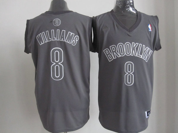 Brooklyn Nets 8 Williams Grey Christmas Jerseys