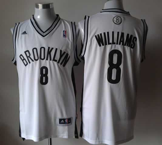 Brooklyn Nets 8 Williams White Jerseys