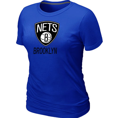Brooklyn Nets Women T-shirt Blue