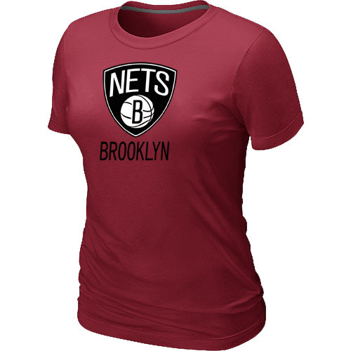 Brooklyn Nets Women T-shirt Red