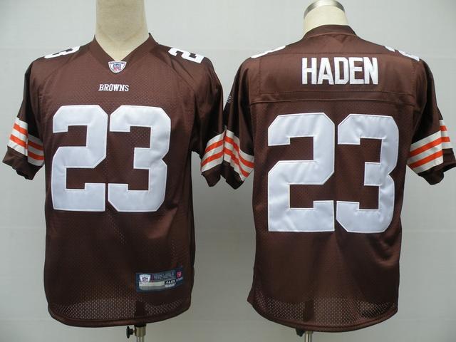 Browns 23 Joe Haden Brown Jerseys