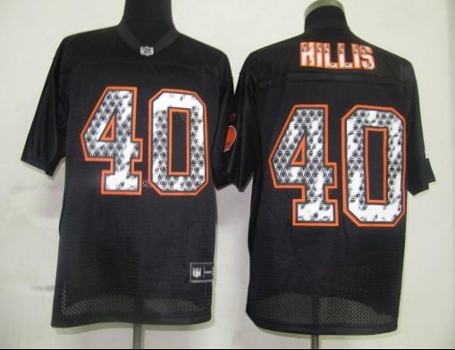 Browns 40 Hillis Black United Sideline Jerseys Browns 40 Hillis Black United Sideline Jerseys