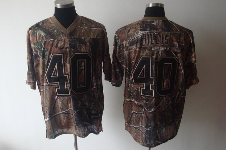Browns 40 Hillis Camo Jerseys