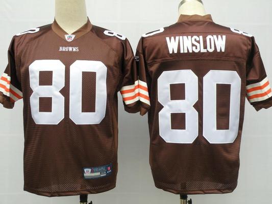 Browns 80 Kellen Winslow Brown Jerseys