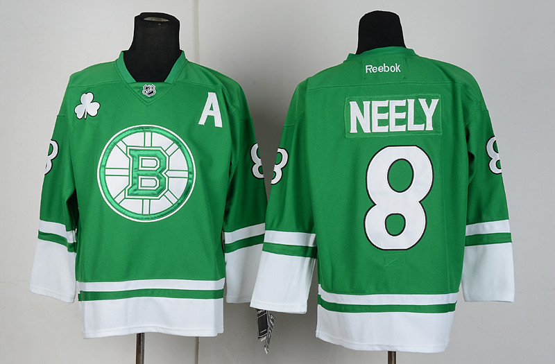 Bruins 8 Neely Green St.Patricks Day Jerseys
