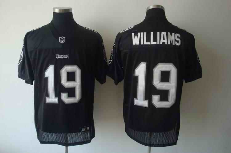 Buccaneers 19 Williams 2011 black Jerseys