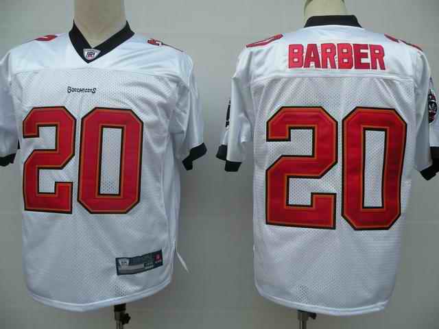Buccaneers 20 Ronde Barber white Jerseys
