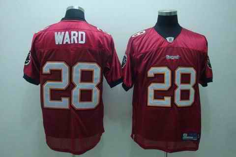 Buccaneers 28 Ward red Jerseys