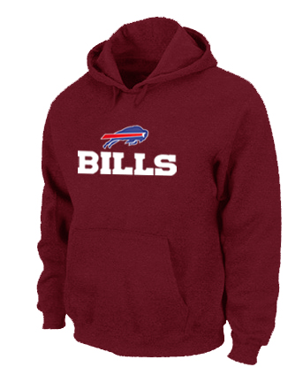Buffalo Bills Authentic Logo Pullover Hoodie RED Buffalo Bills Authentic Logo Pullover Hoodie RED