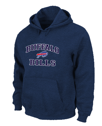 Buffalo Bills Heart & Soul Pullover Hoodie D.Blue