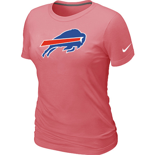 Buffalo Bills Pink Women's Logo T-Shirt