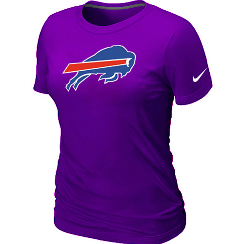 Buffalo Bills Purple Women's Logo T-Shirt