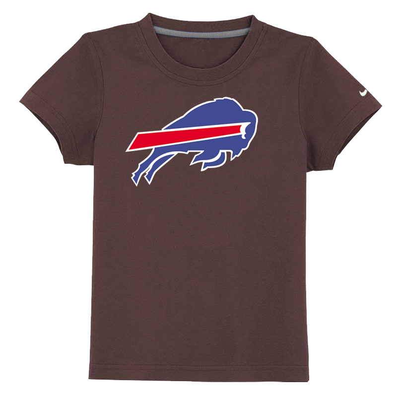 Buffalo Bills Sideline Legend Authentic Logo Youth T-Shirt Brown