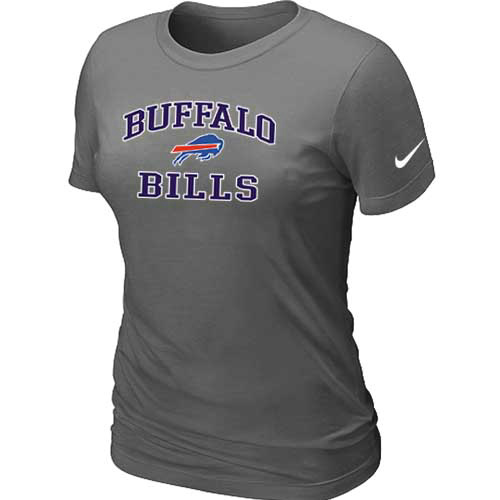 Buffalo Bills Women's Heart & Soul D.Grey T-Shirt Buffalo Bills Women's Heart & Soul D.Grey T-Shirt