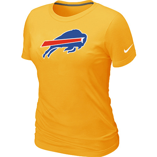 Buffalo Bills Yellow Women's Logo T-Shirt