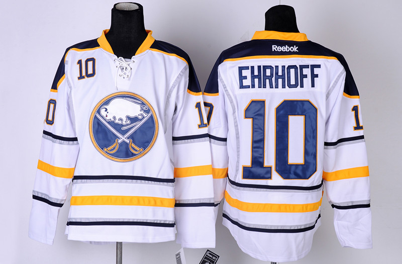 Buffalo Sabres 10 Ehrhoff White Jerseys