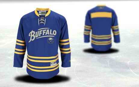 Buffalo Sabres Men Customized Blue Third Jersey