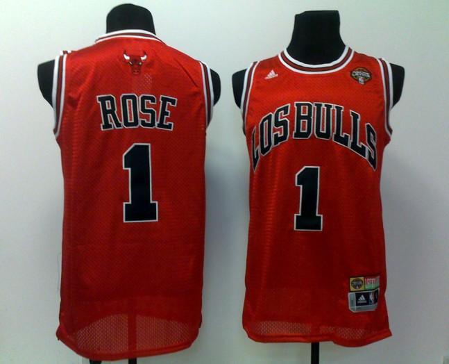 Bulls 1 Rose Red (Noche Latina) Jerseys