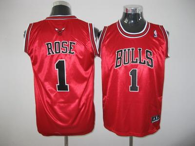 Bulls 1 Rose Red Youth Jersey