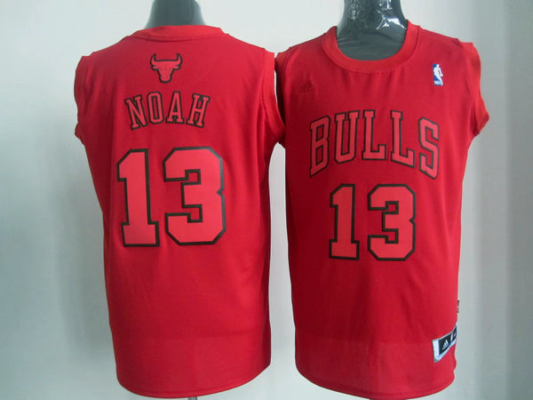 Bulls 13 Noah Red Christmas Jerseys