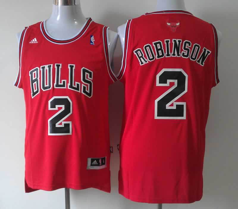 Bulls 2 Robinson Red Jerseys