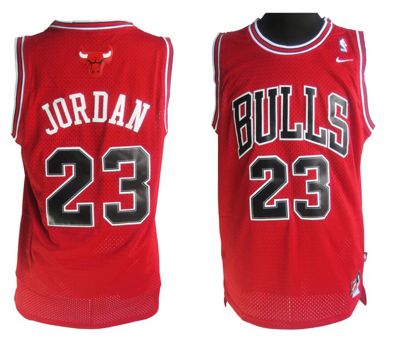 Bulls 23 Jordan Red New Jerseys