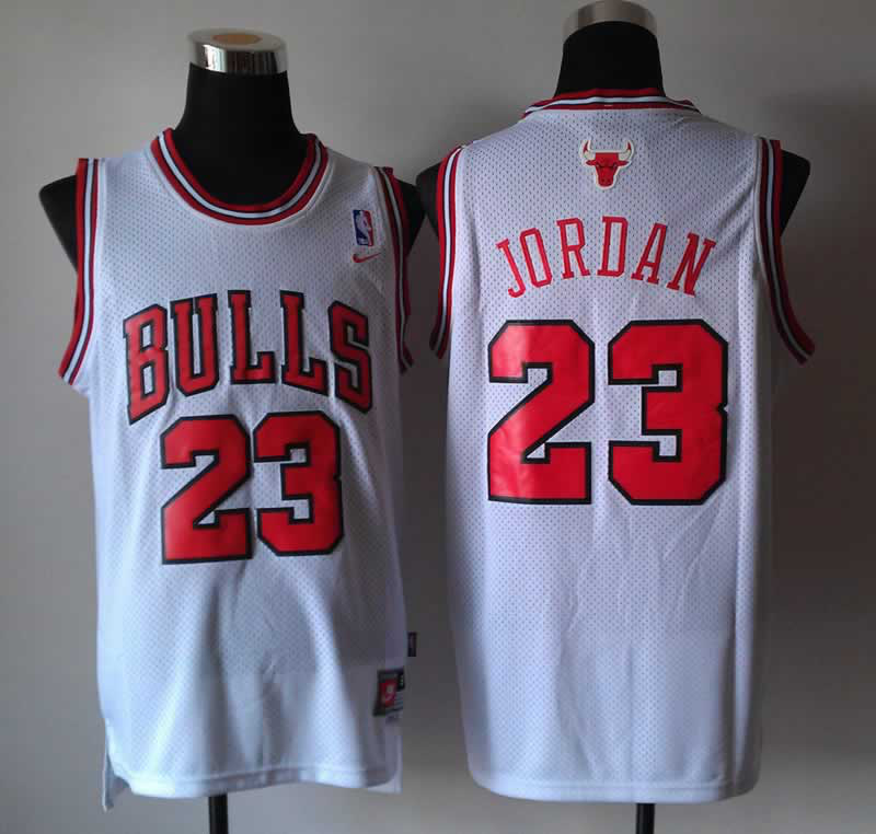 Bulls 23 Jordan Revolution 30 White Jerseys