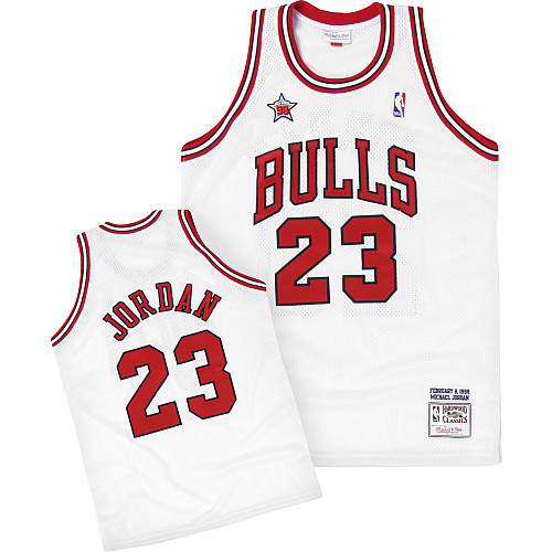 Bulls 23 Jordan White New Jerseys