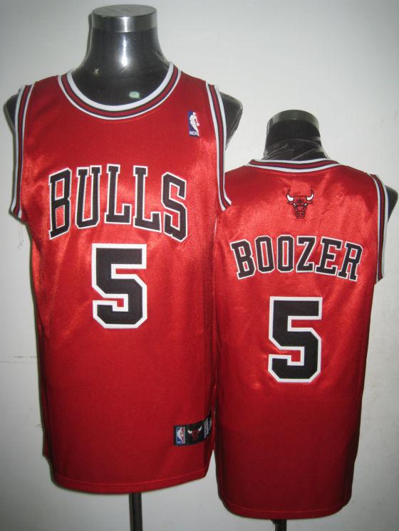 Bulls 5 Boozer Red Jerseys