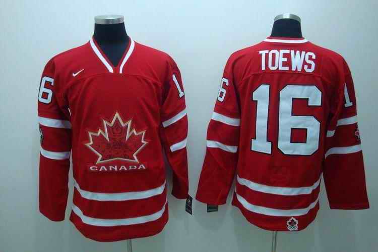 Canada 16 Toews Red Jerseys