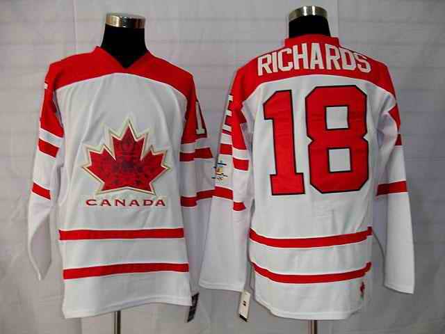 Canada 18 Richard White Jerseys
