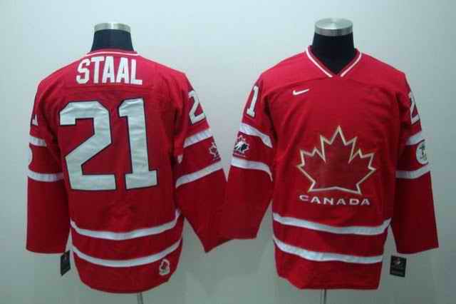 Canada 21 Staal Red Jerseys