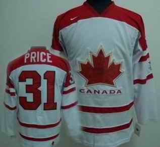 Canada 31 PRICE White Jerseys