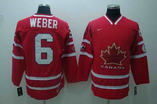 Canada 6 Weber Red Jerseys