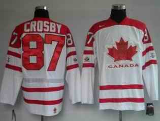 Canada 87 CROSBY White Jerseys