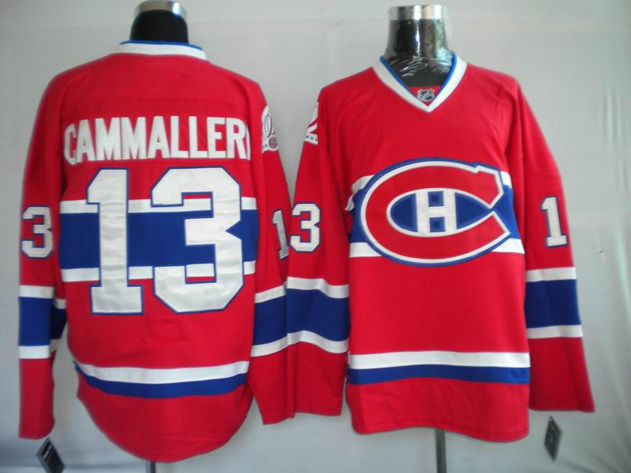 Canadiens 13 Cammalleri red CH Jerseys - Click Image to Close
