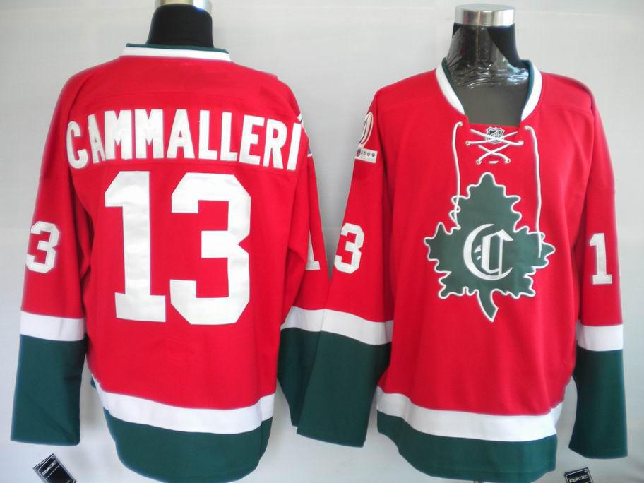 Canadiens 13 Cammalleri red green CD Jerseys - Click Image to Close