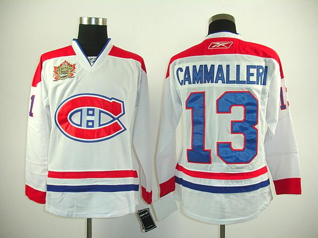 Canadiens 13 Cammalleri white CH 2011 Heritage Classic Jerseys
