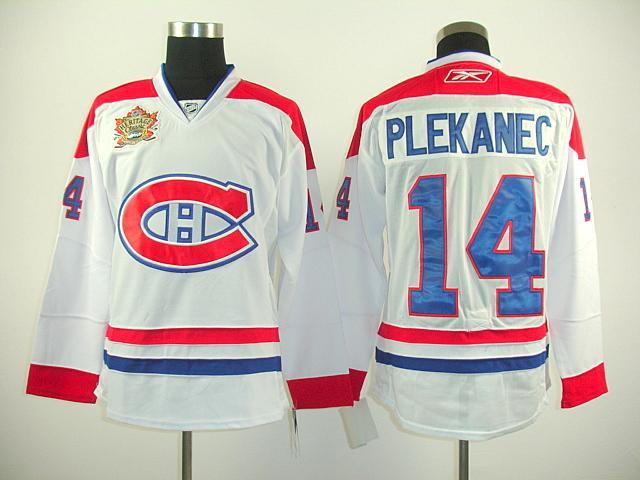 Canadiens 14 Plekanec red 2011 Heritage Classic Jerseys